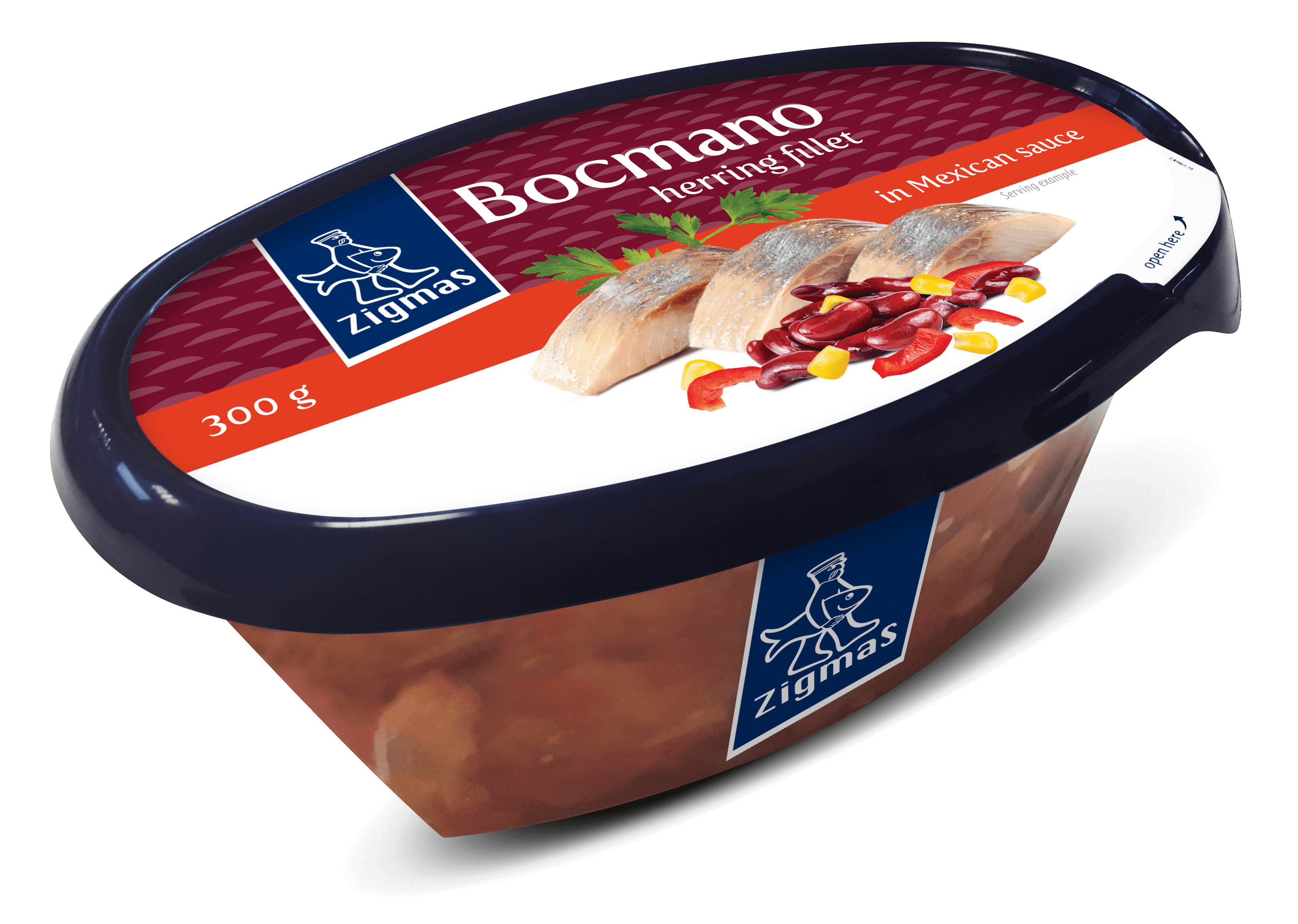 BOCMANO pickled herring fillet in Mexican sauce