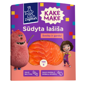 Sūdyta lašiša x Kakė Makė