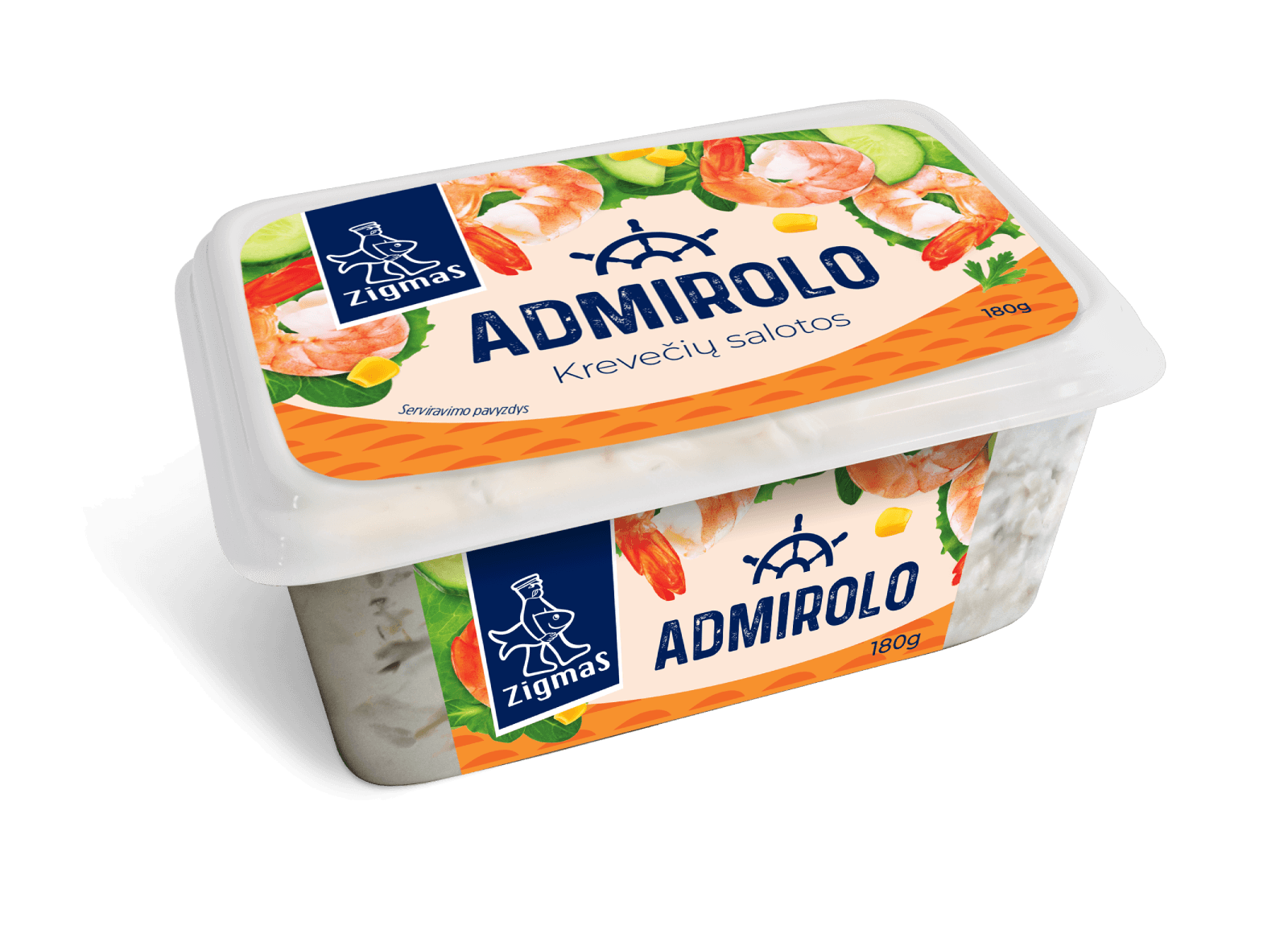 ADMIROLO mišrainė su krevetėmis