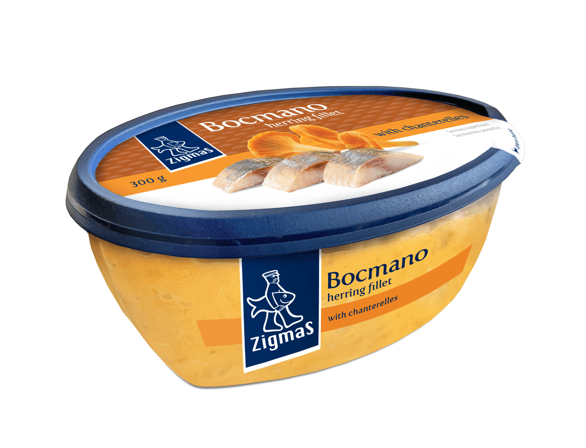 BOCMANO silkių filė su voveraitėmis majonezo padaže