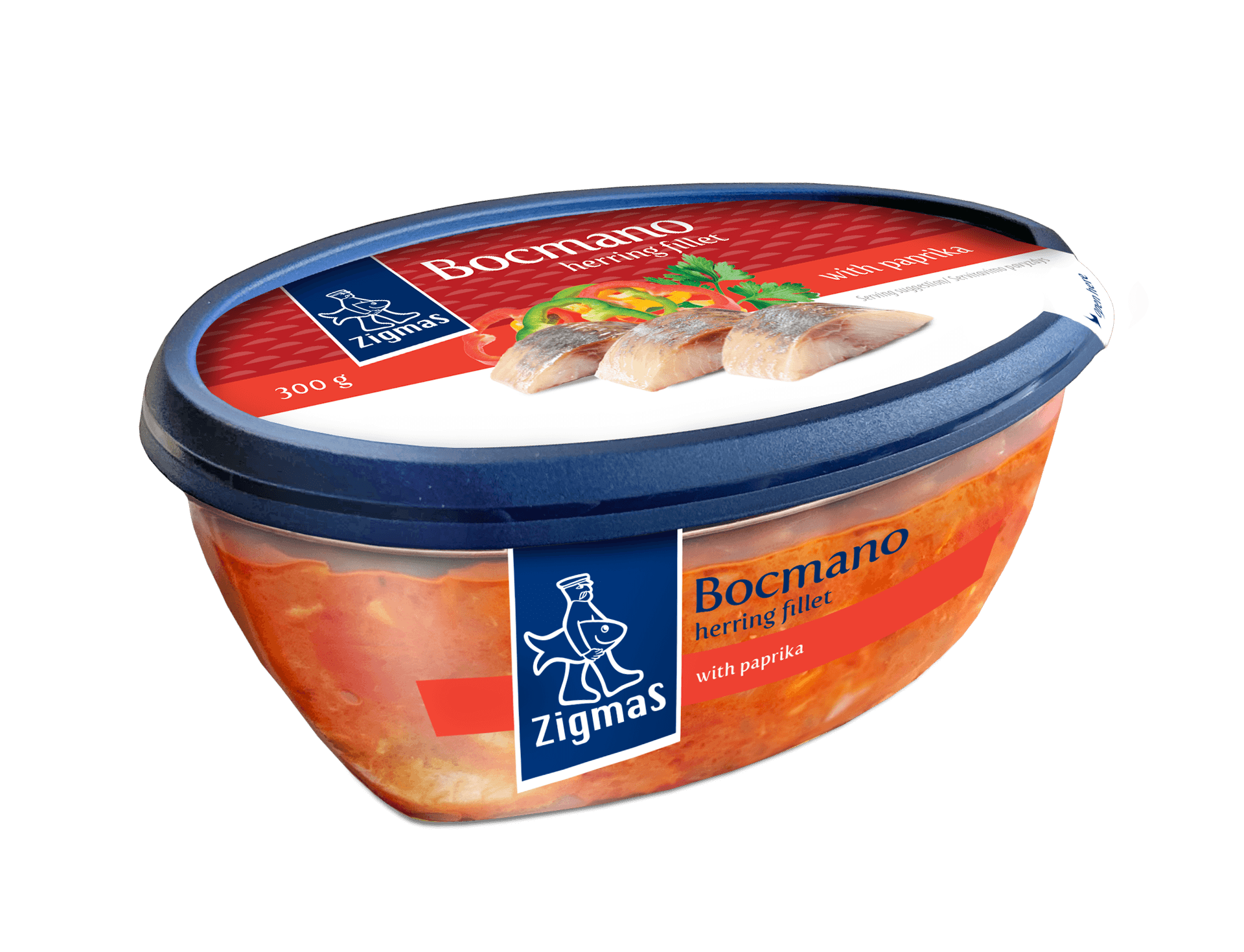 BOCMANO silkių filė su paprikomis